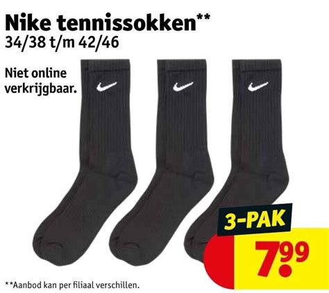 Nike tennissokken aanbieding bij Kruidvat 